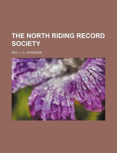 The North Riding Record Society Books