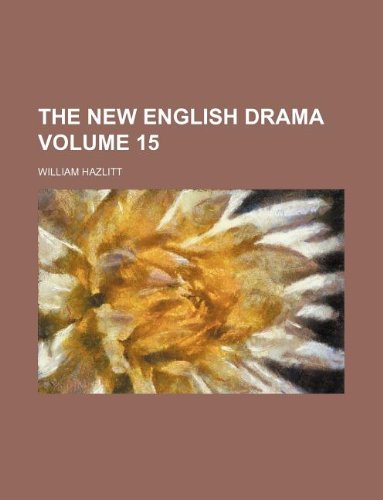 The New English Drama Volume 15 Books