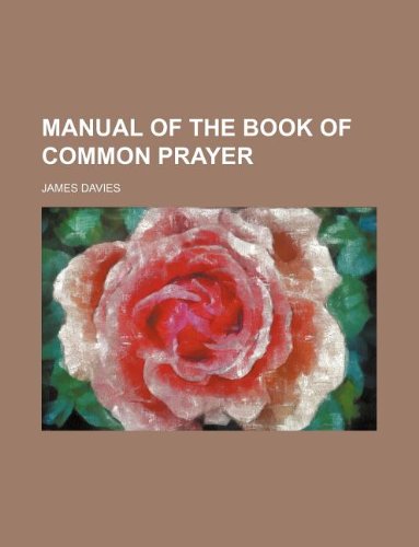 Manual of the Book of Common Prayer Books