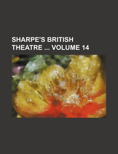 Product Image: Sharpe's British Theatre Volume 14