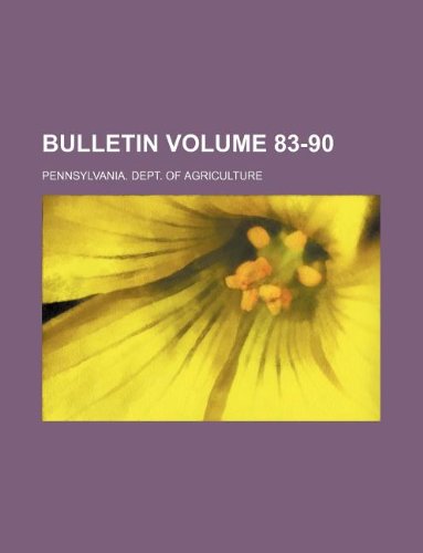Bulletin Volume 83-90 book