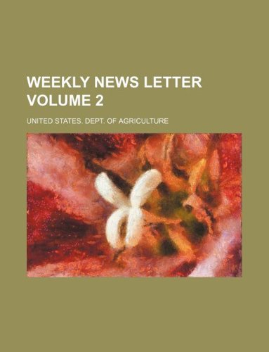 Weekly News Letter Volume 2 Books