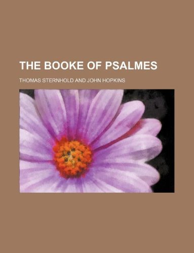 The Booke of Psalmes Books