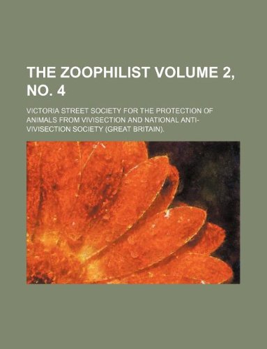 The Zoophilist Volume 2, No. 4 Books