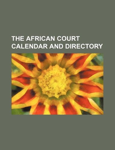 The African Court Calendar and Directory Books