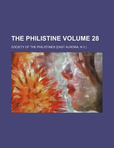 The Philistine Volume 28 Books