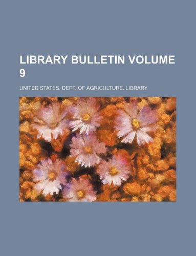 Library Bulletin Volume 9 Books
