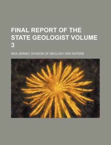 Final Report of the State Geologist Volume 3 book