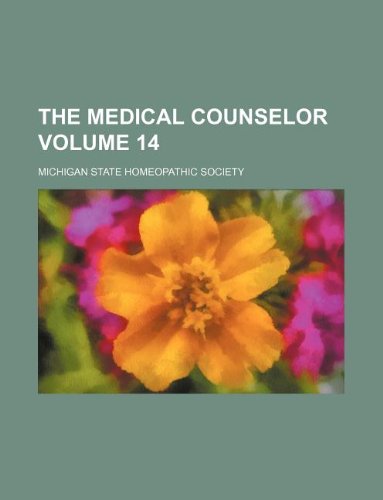 The Medical Counselor Volume 14 Books