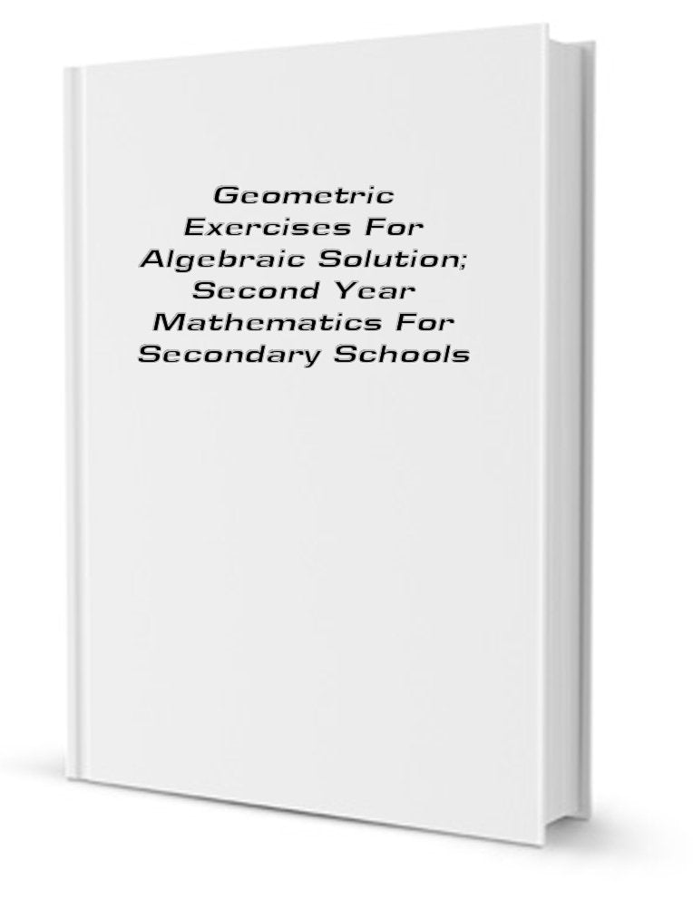 Product Image: Third-Year Mathematics for Secondary Schools