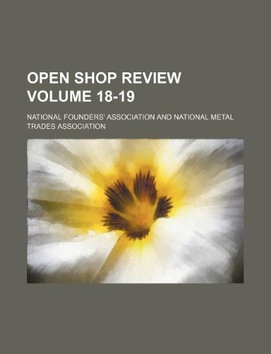 Open Shop Review Volume 18-19 Books