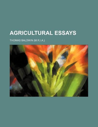 Agricultural Essays Books