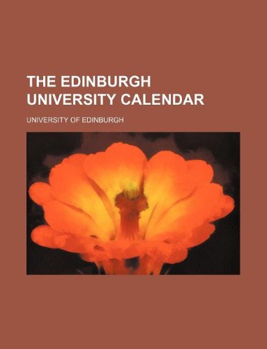 The Edinburgh University Calendar Books