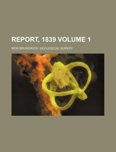 Report, 1839 Volume 1 Books