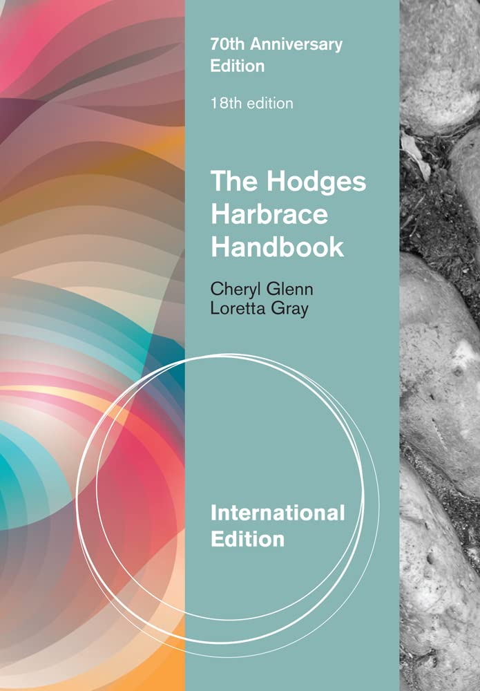 The Hodges Harbrace Handbook, International Edition book