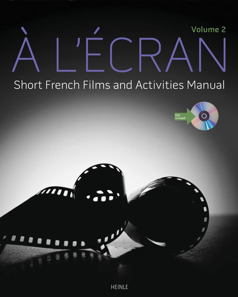 A l'ecran: Short French Films and Activities , Volume 2 (with DVD) Foreign Languages ​​& Dictionaries