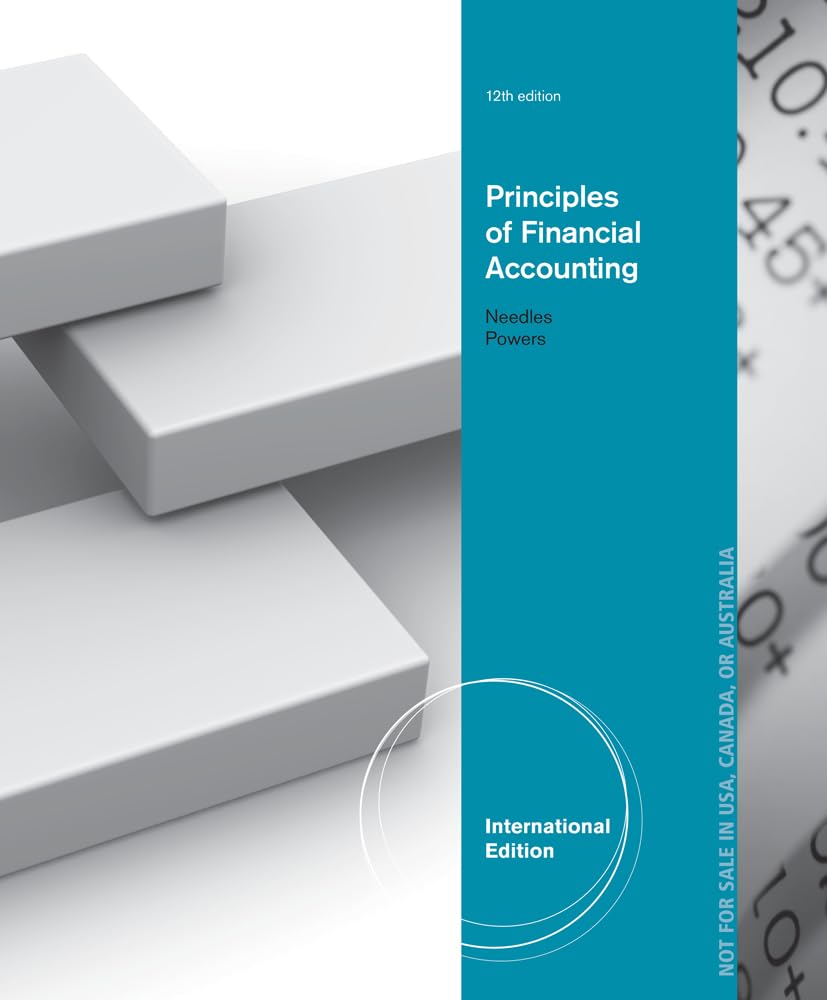 Principles of Financial Accounting, International Edition book