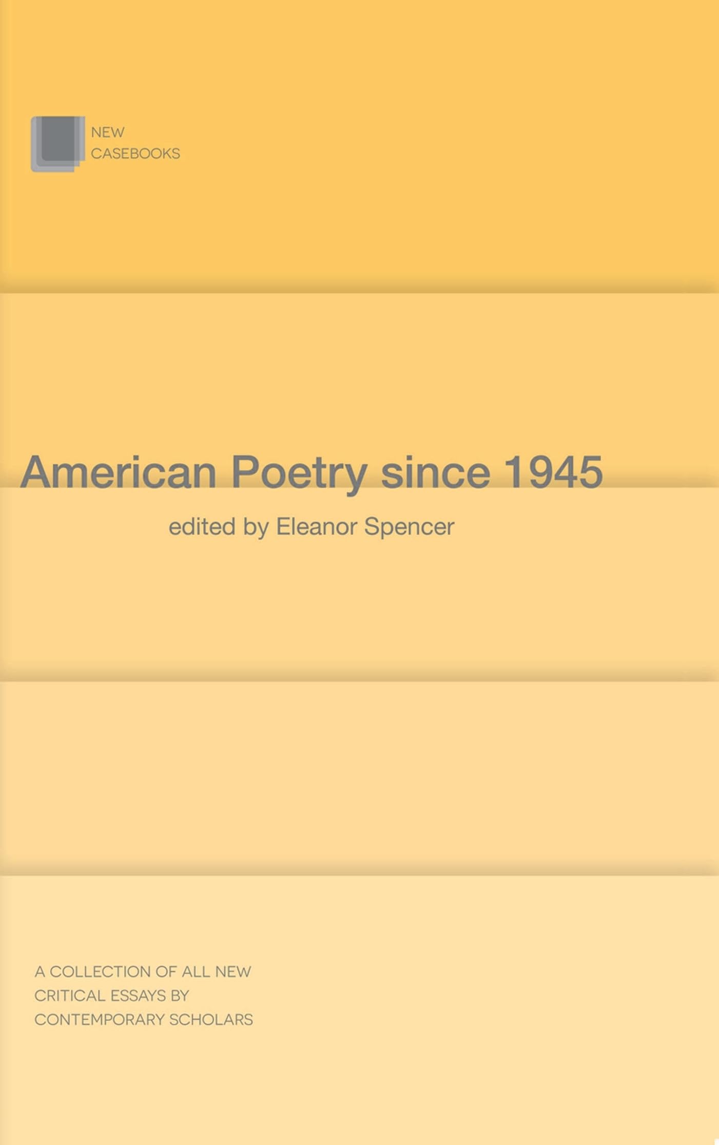 American Poetry since 1945 Contemporary literature