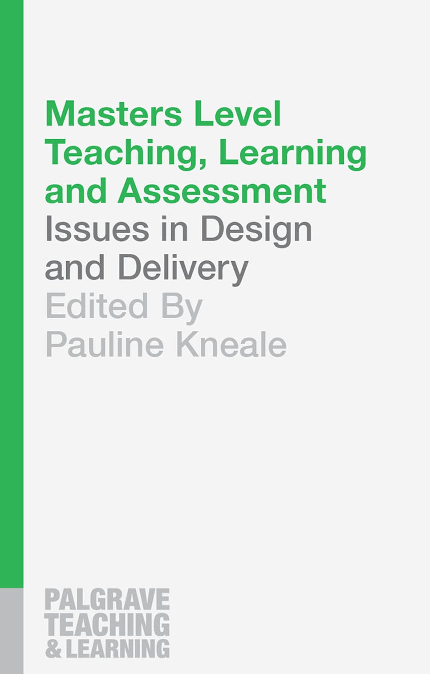 Product Image: Masters Level Teaching, Learning and Assessment