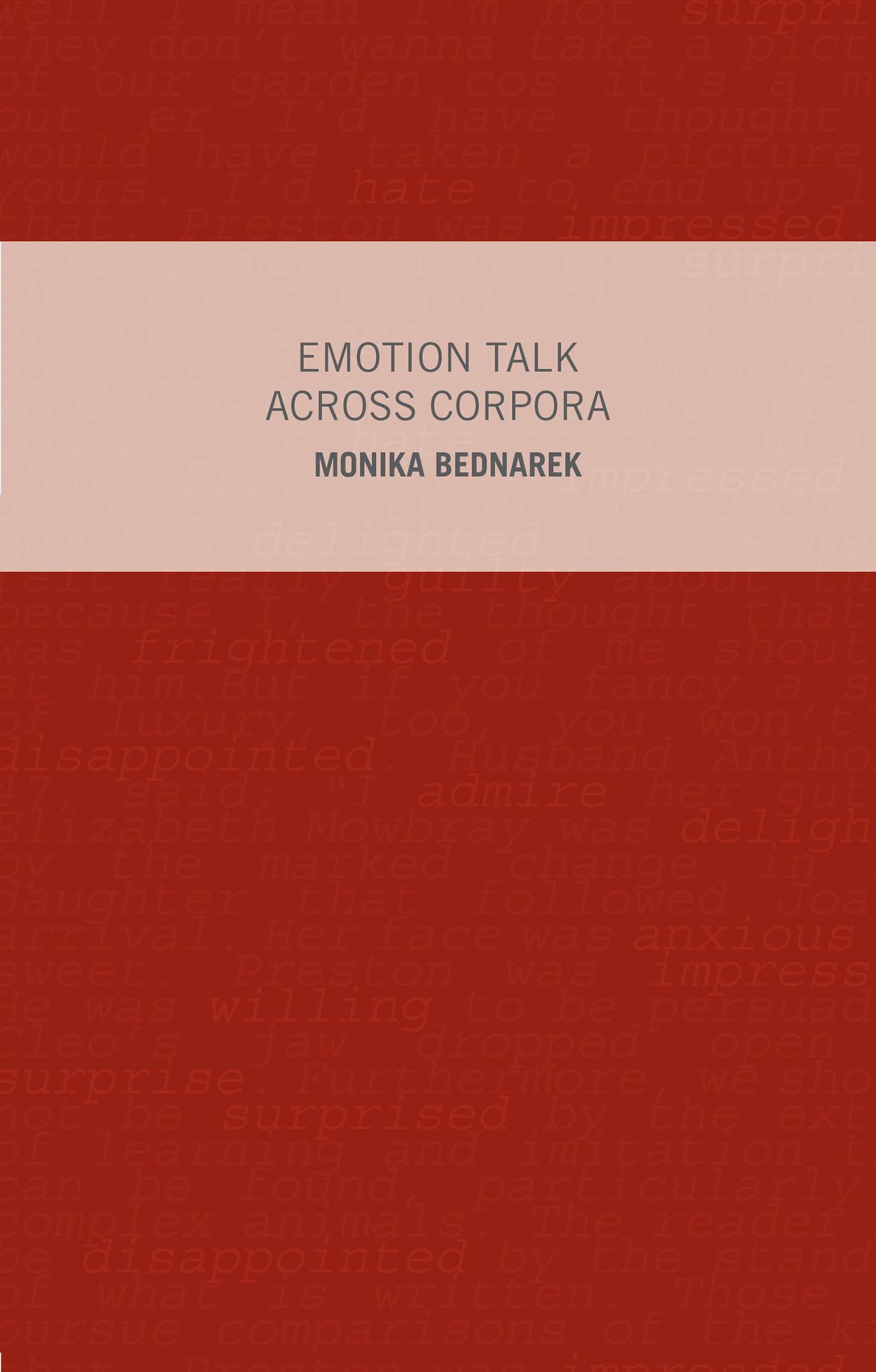 Product Image: Emotion Talk Across Corpora