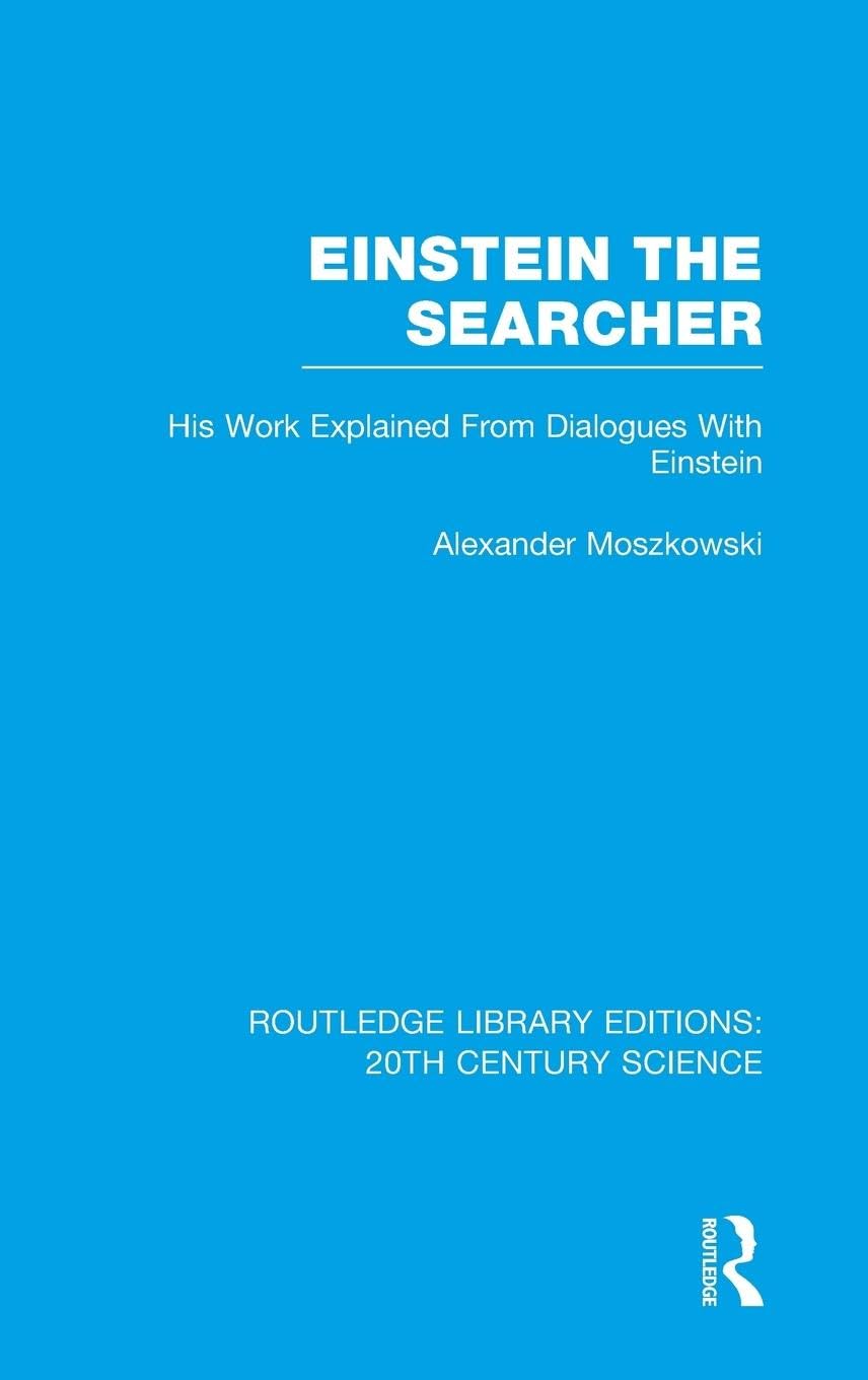 Einstein The Searcher Natural Sciences