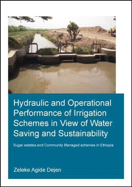Hydraulic and Operational Performance of Irrigation Schemes in View of Water Saving and Sustainability: Sugar Estates and Community Managed Schemes in Ethiopia (Ihe Delft PhD Thesis) Business, Finance & Career