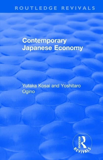 Contemporary Japanese Economy Business, Finance & Career