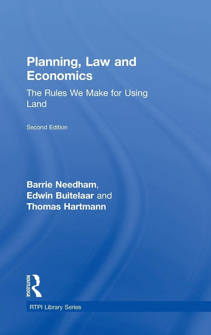 Product Image: Planning, Law and Economics