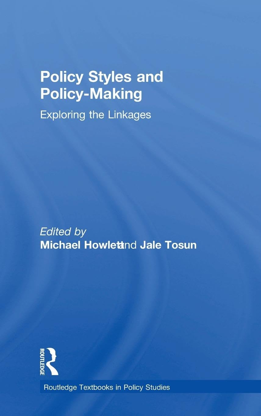 Product Image: Policy Styles and Policy-Making