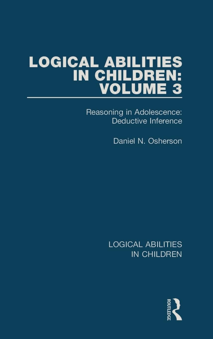 Product Image: Logical Abilities in Children