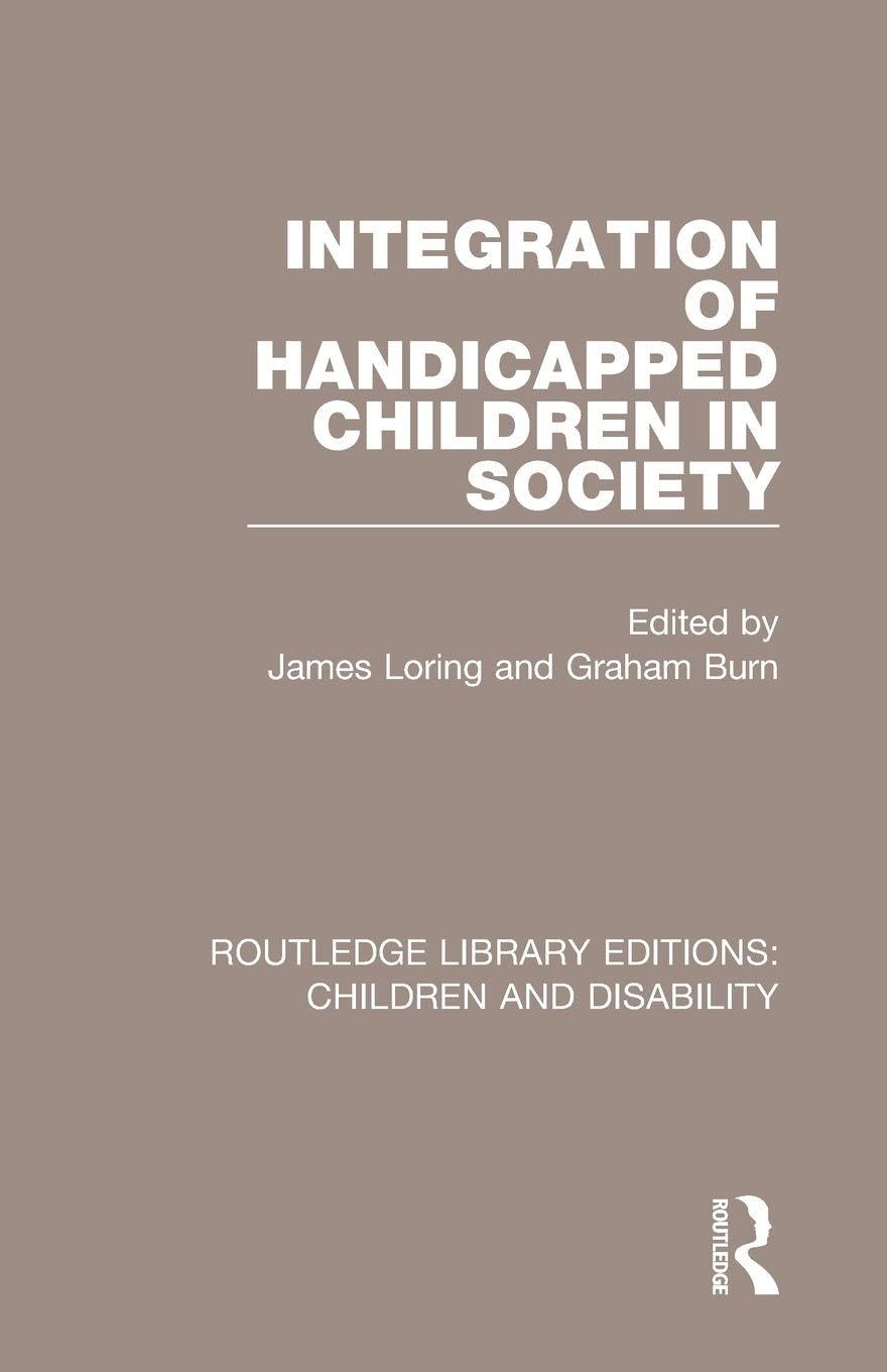 Integration of Handicapped Children in Society Medicine