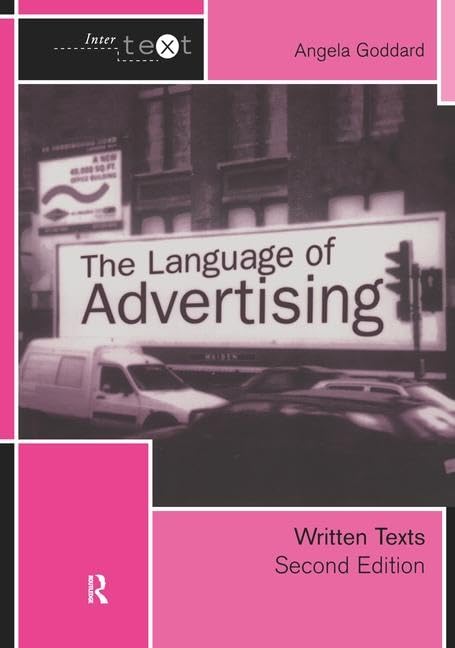 The Language of Advertising: Written Texts (Intertext) Social Sciences