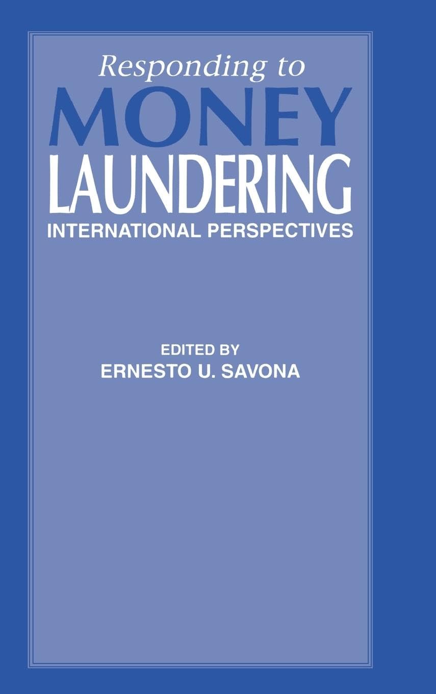 Responding to Money Laundering Law