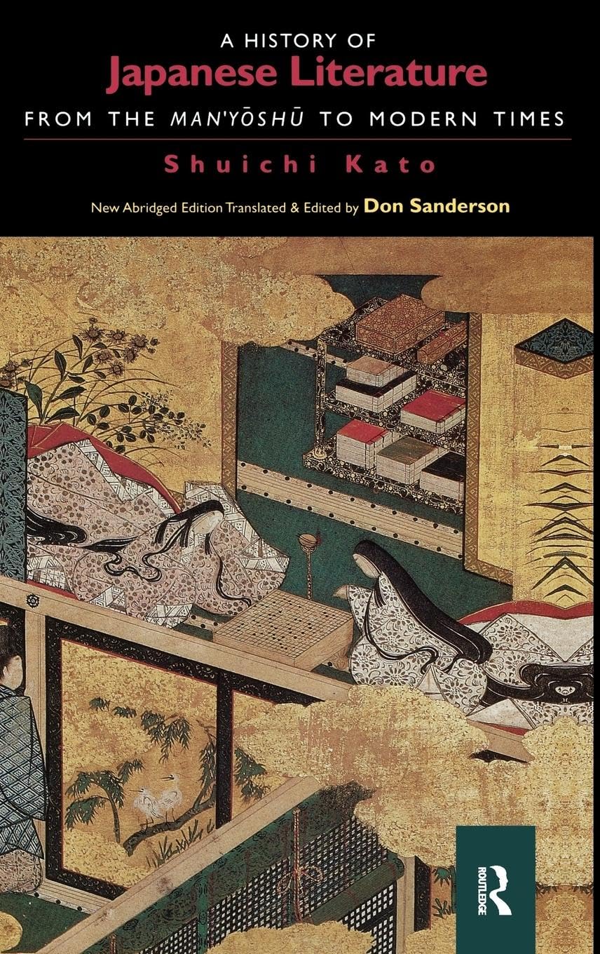 A History of Japanese Literature Books