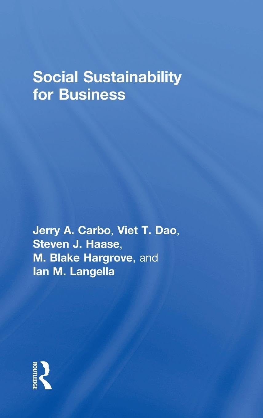 Social Sustainability for Business Law