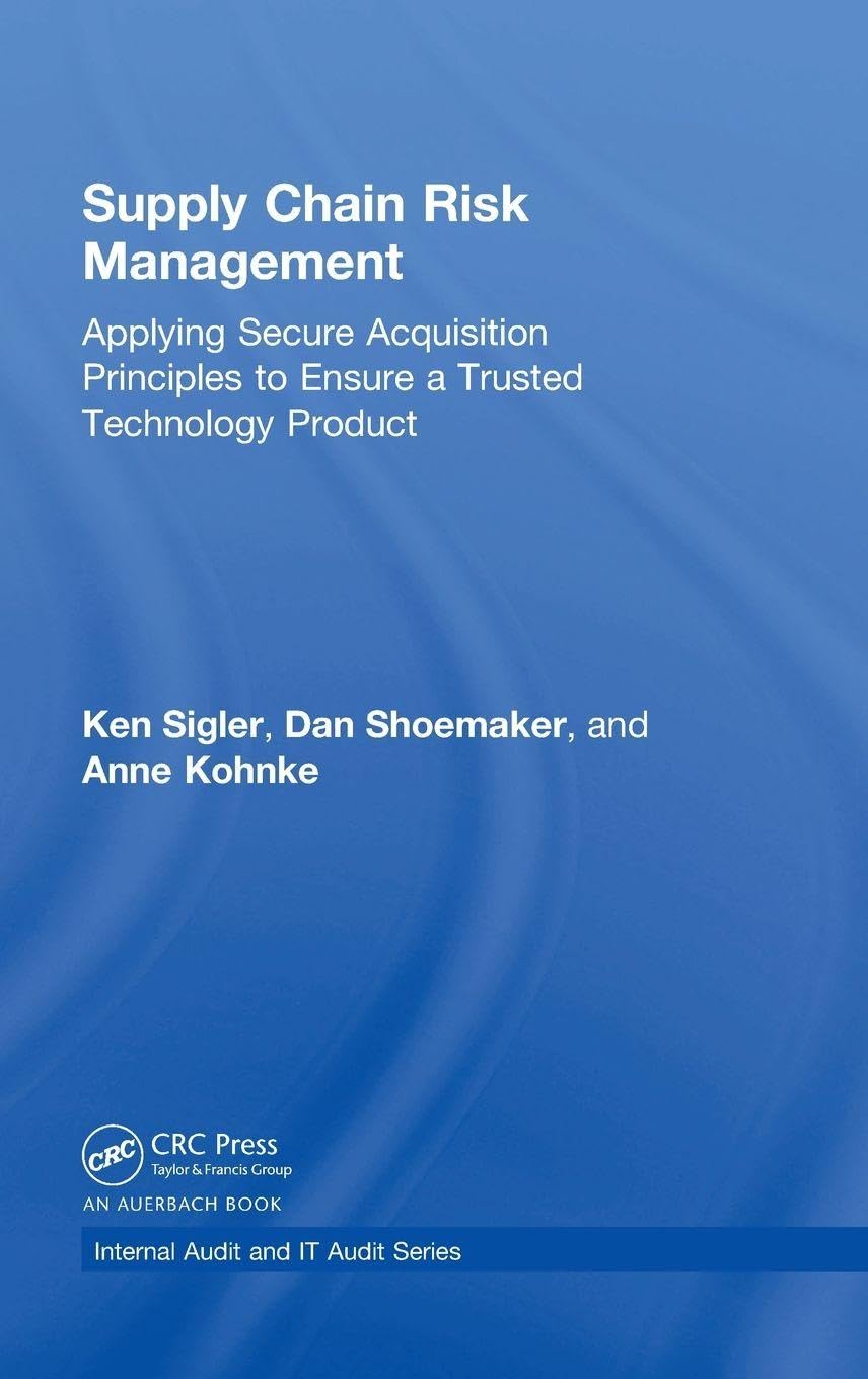 Product Image: Supply Chain Risk Management
