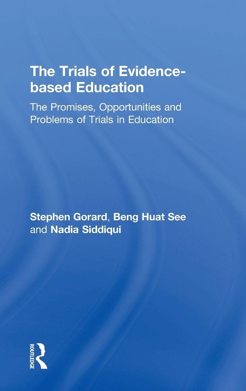 Product Image: The Trials of Evidence-based Education