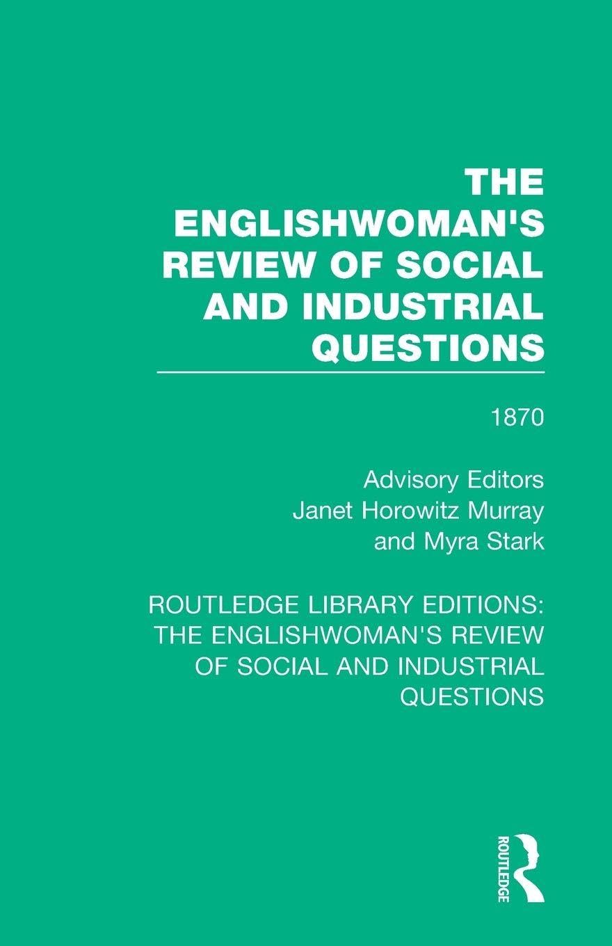 The Englishwoman's Review of Social and Industrial Questions book