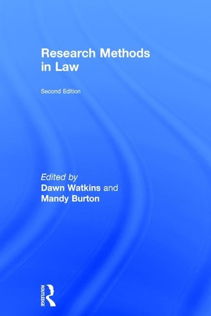 Product Image: Research Methods in Law