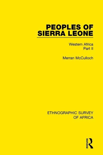Peoples of Sierra Leone Books