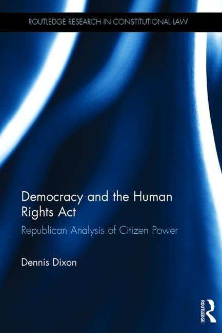Product Image: Democracy and the Human Rights Act