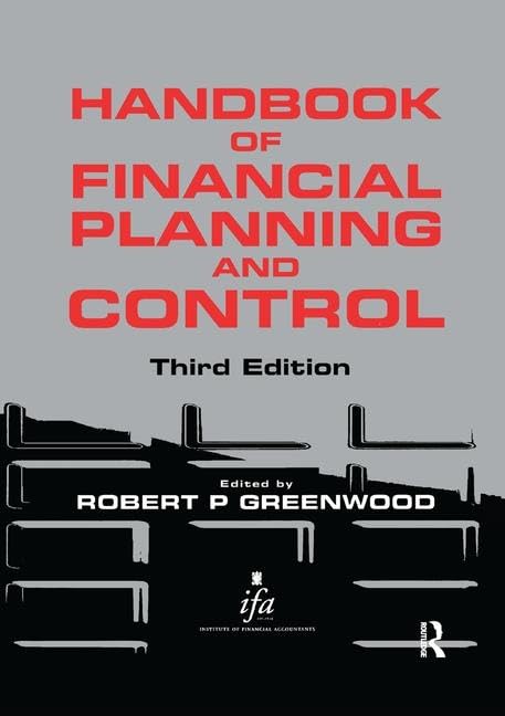 Handbook of Financial Planning and Control (100 Cases) Business, Finance & Career