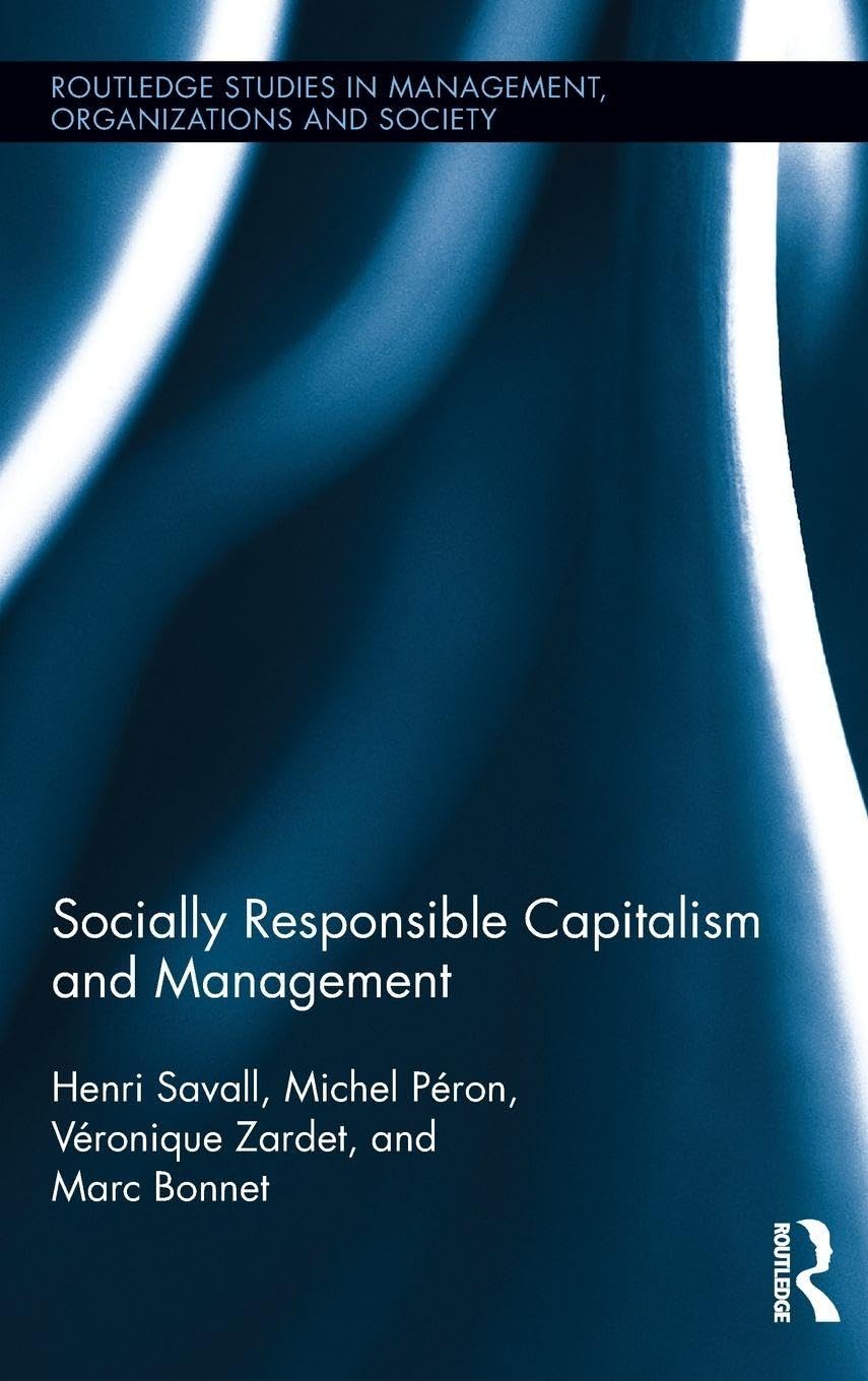 Socially Responsible Capitalism and Management Law