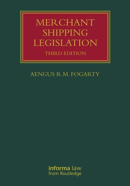 Merchant Shipping Legislation (Lloyd's Shipping Law Library) Law