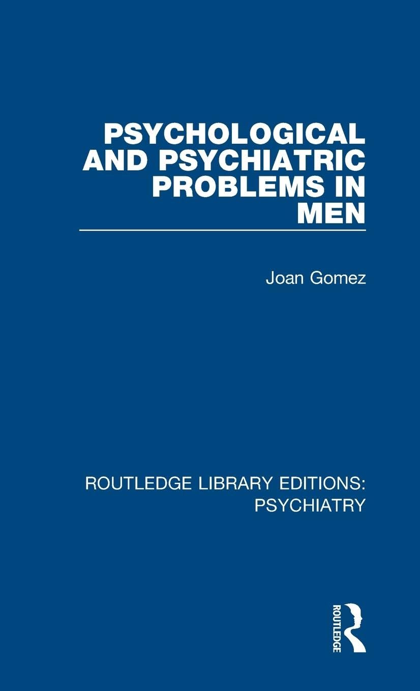 Product Image: Psychological and Psychiatric Problems in Men