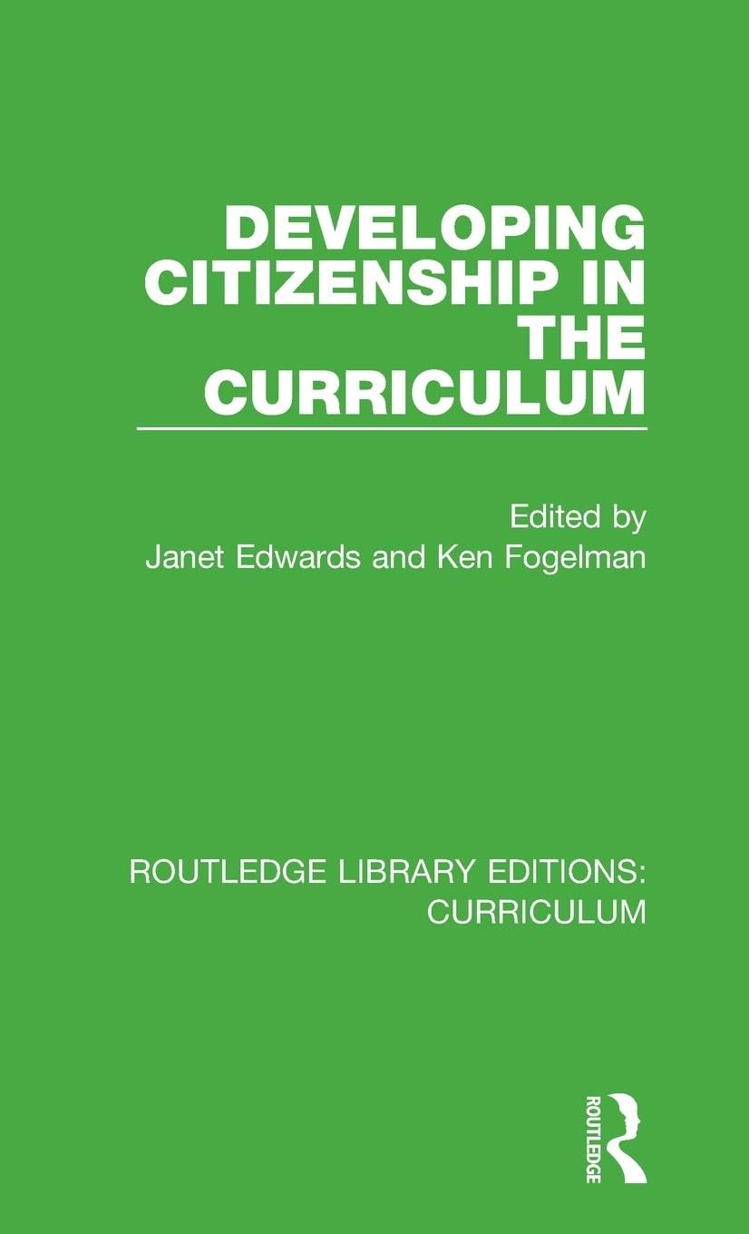 Developing Citizenship in the Curriculum Education & Training