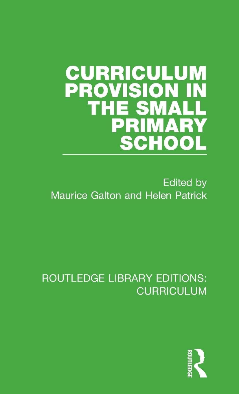 Curriculum Provision in the Small Primary School Education & Training