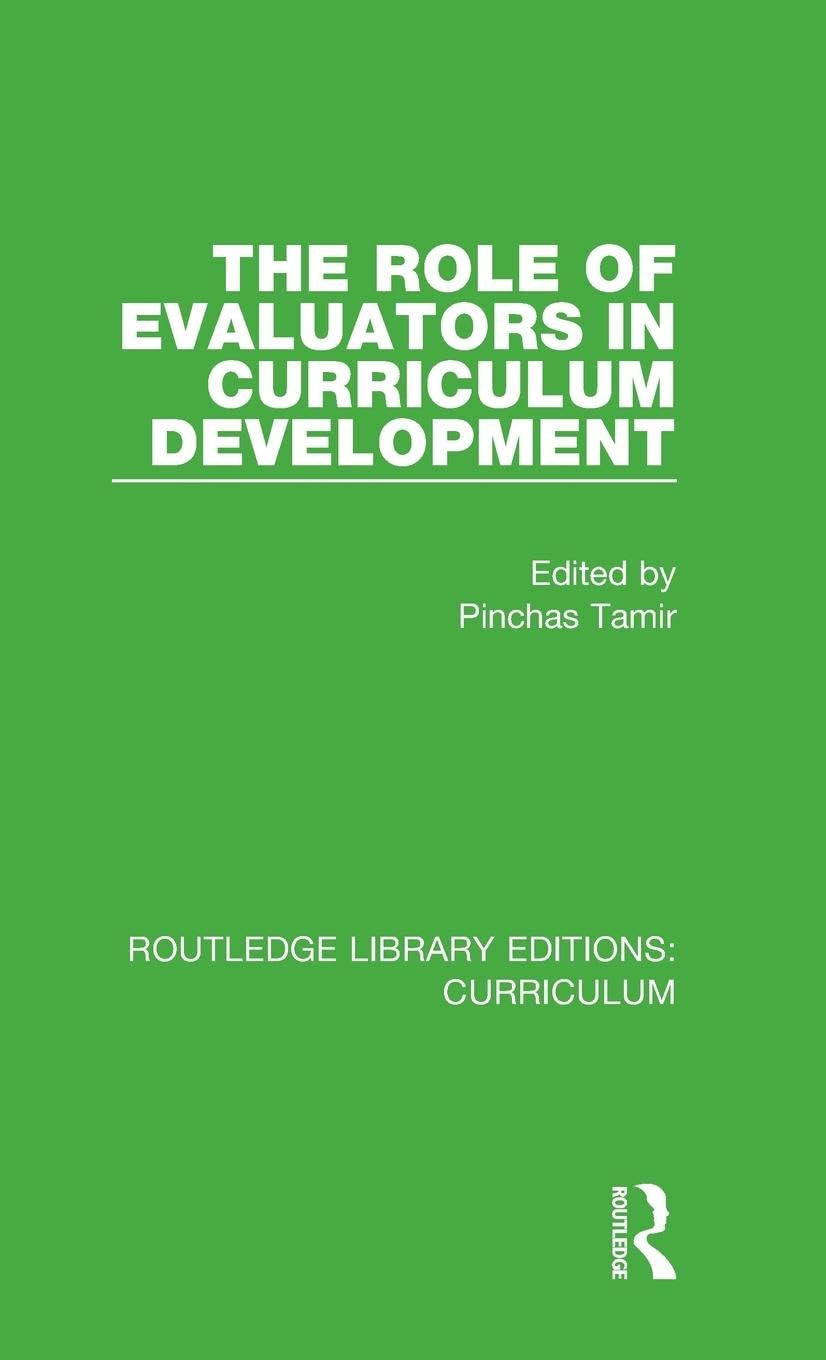 The Role of Evaluators in Curriculum Development Education & Training