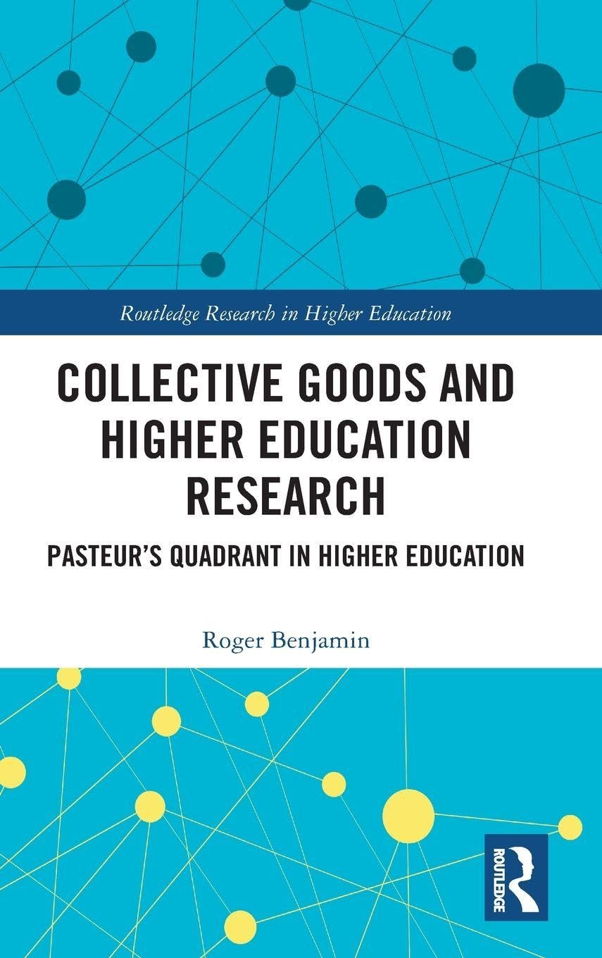 Product Image: Collective Goods and Higher Education Research