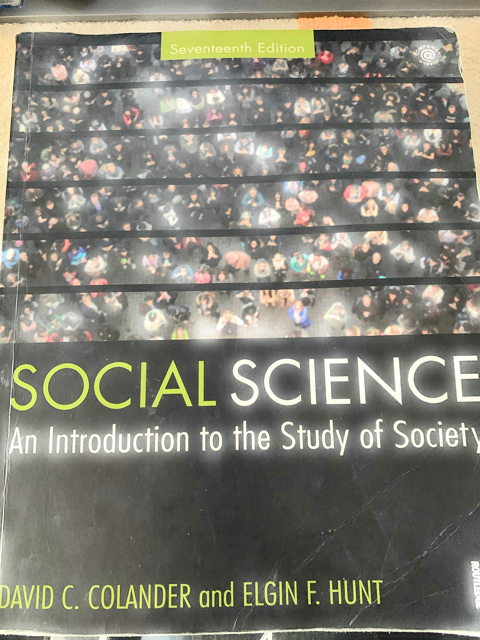 Social Science: An Introduction to the Study of Society Law